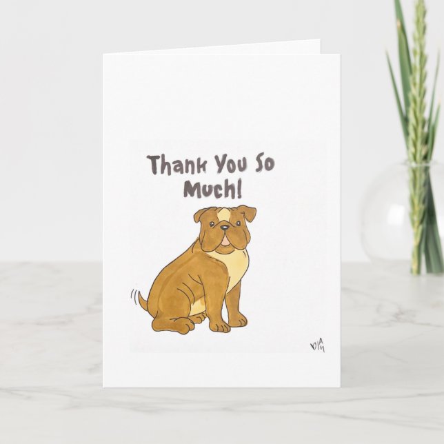 Carte Merci Chien 3 (Devant)