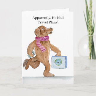 Carte Merci d'avoir trouvé mon chien perdu Drôle de voya