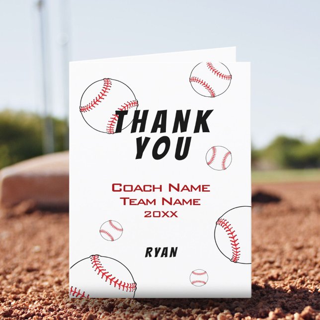 Carte Merci de baseball (Créateur téléchargé)