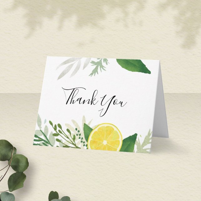 Carte Merci de citron frais (Créateur téléchargé)