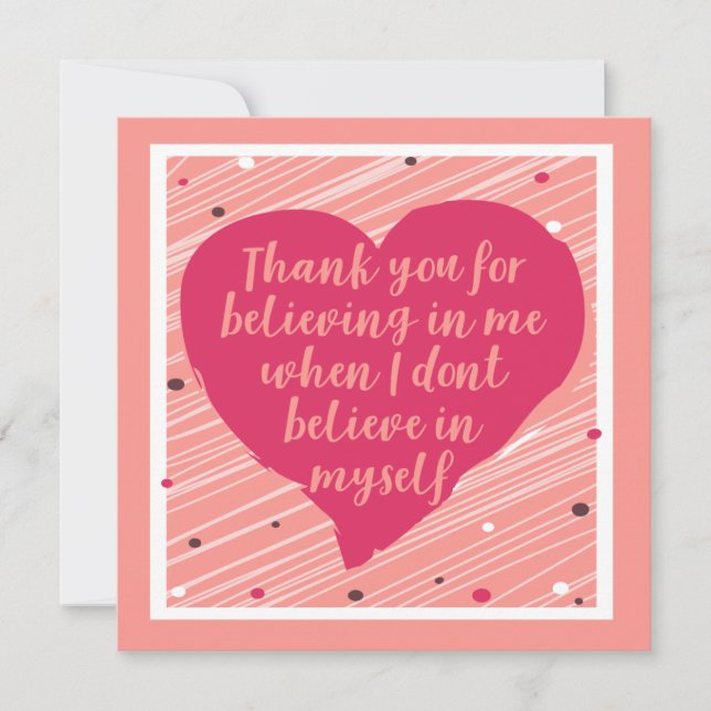 Carte Merci de croire en moi Joyeuse Galentines Day (Devant)