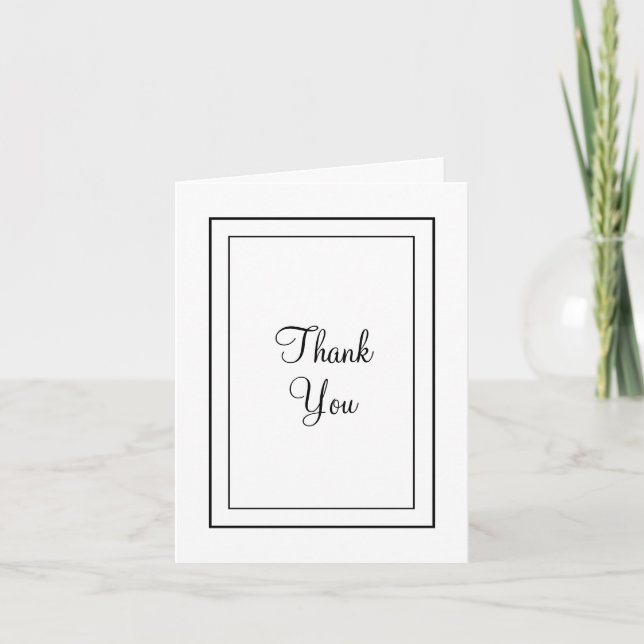 Carte Merci de la sympathie du cadre noir (Devant)