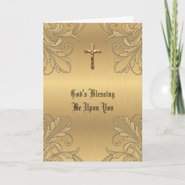 Carte Merci de l'organisation du prêtre catholique (Devant)