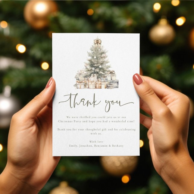 Carte Merci de script de l'arbre de Noël (Créateur téléchargé)
