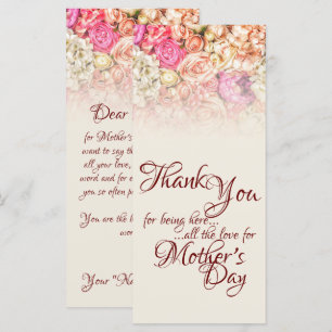 Carte Merci d'être là - Fête des Mères