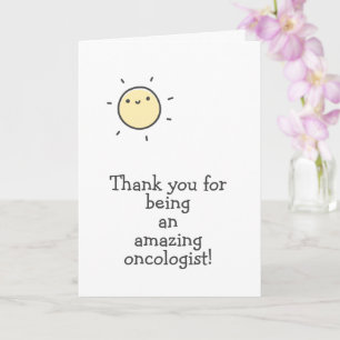 Carte Merci d'être un Oncologue Extraordinaire!