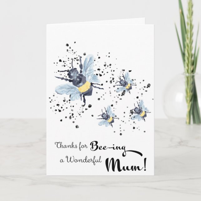 Carte Merci d'être une maman merveilleuse (Devant)