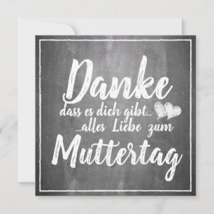 Carte Merci d'être vous ! Tableau de bord de la fête des