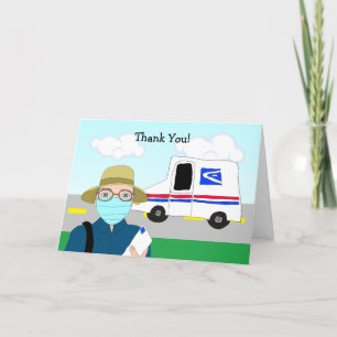 Carte Merci du courrier pour les hommes ou les femmes du
