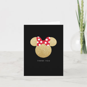 Carte Merci du Minnie Mouse de Disney