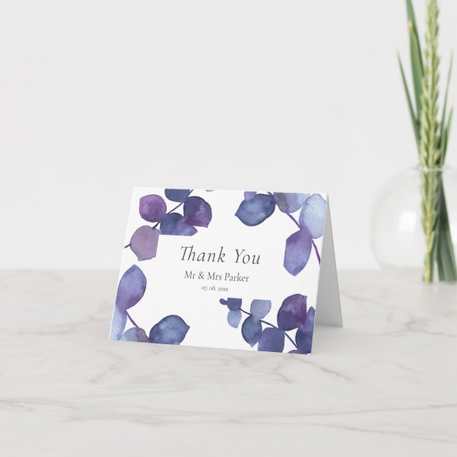 Carte Merci Eucalyptus Boho (Devant)