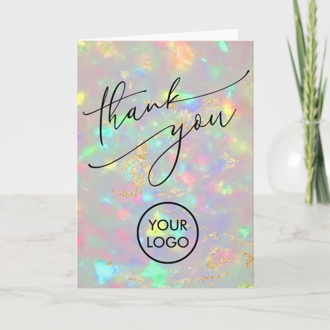 Carte merci fond opal (Devant)