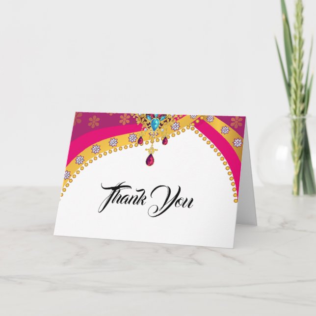 Carte Merci Mariage indien hindou (Devant)