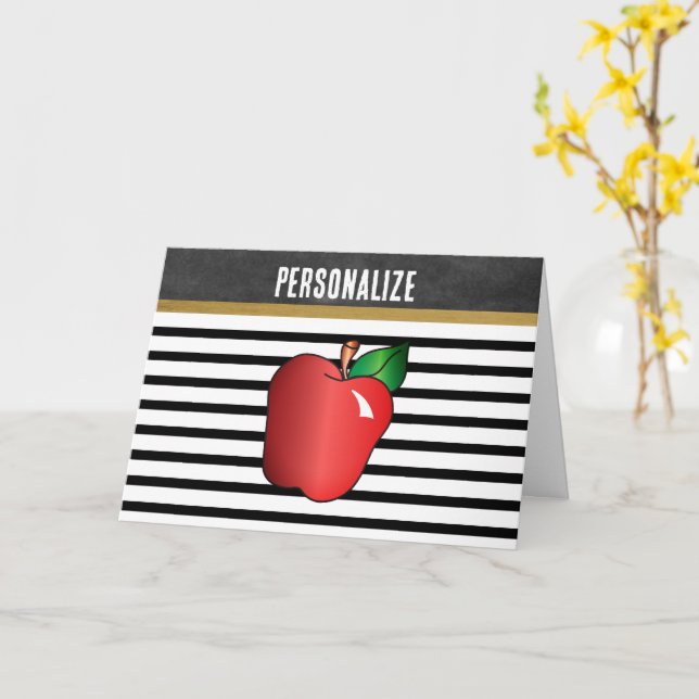 Carte Merci - Meilleur enseignant (Fleur jaune)