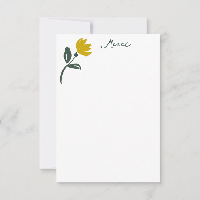 Carte Merci Merci Note (Devant)
