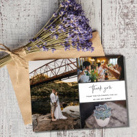 Merci Multi Photo Collage Mariage