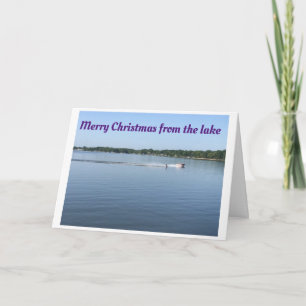 CARTE * MERCI NOËL* DE **LE LAC**