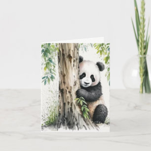 Carte Merci Ours Panda