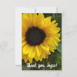 Carte "Merci" personnalisée