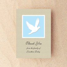 Carte Merci plat Sympathy - Dove