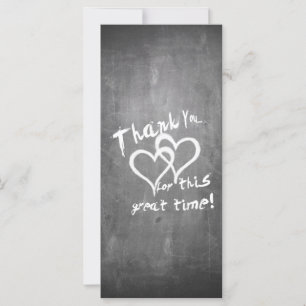 Carte Merci pour ce grand moment sur un tableau à craie