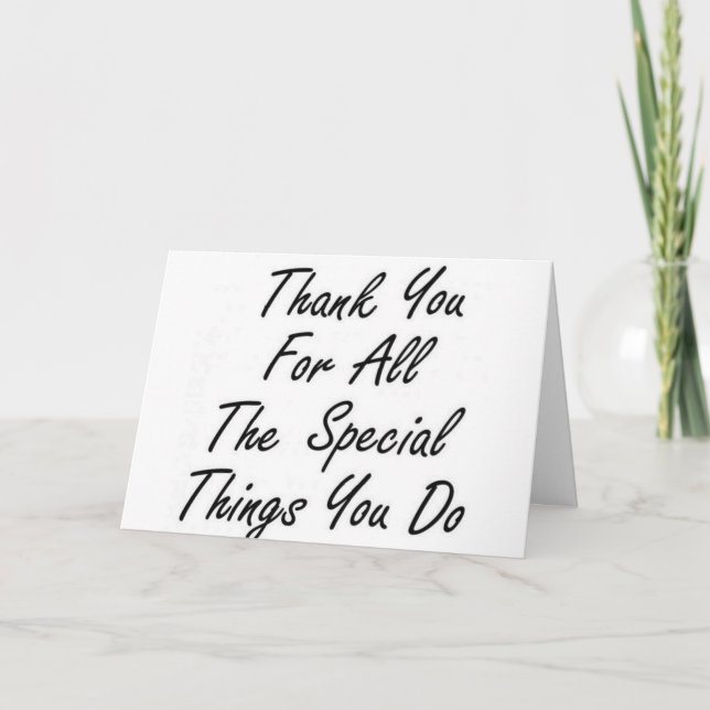 CARTE **MERCI** POUR ÊTRE **VOUS** (Devant)