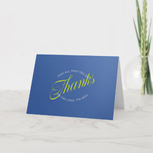 Carte Merci Pour Tout Ce Que Vous Faites