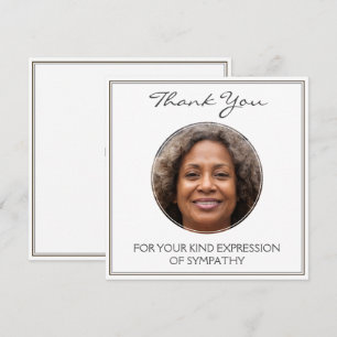 Carte Merci Pour Votre Genre Expression De Sympathie