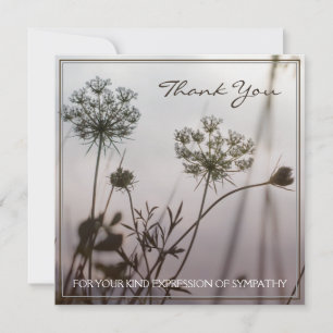 Carte Merci Pour Votre Genre Expression De Sympathie