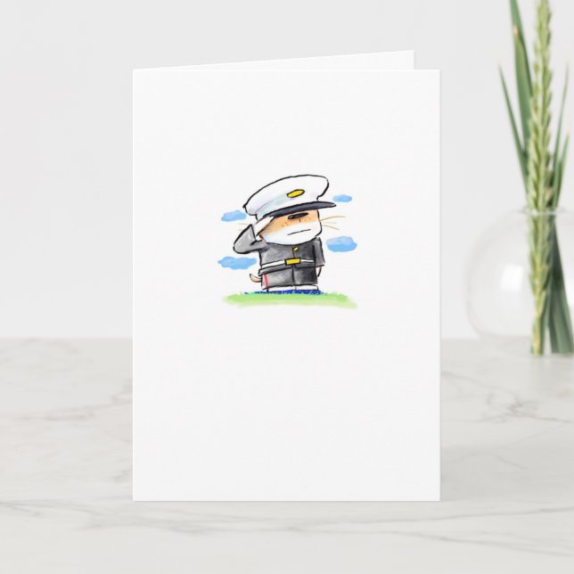 Carte Merci pour votre service (Devant)