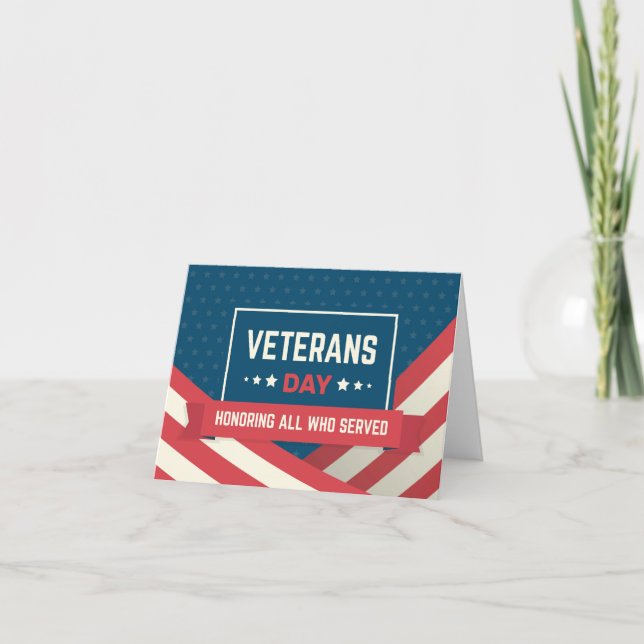 Carte Merci pour votre service (Devant)