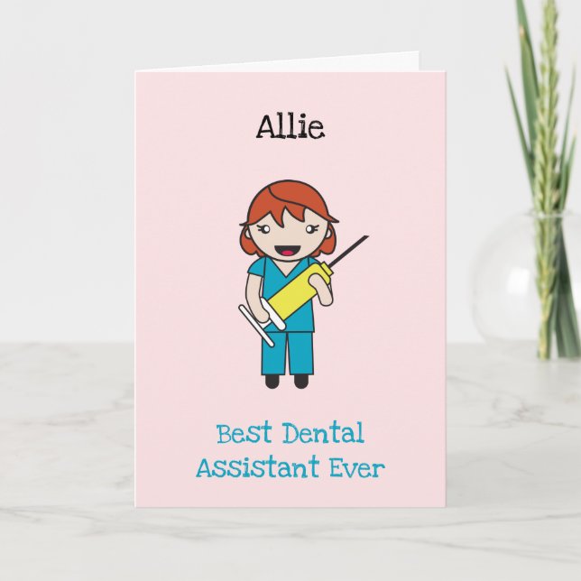Carte Merci professionnel Médicale Chibi personnalisé (Devant)
