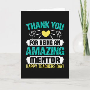 Carte Merci que vous soyez un mentor extraordinaire