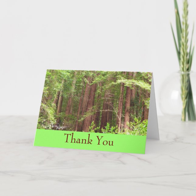 Carte Merci Redwood Forest (Devant)