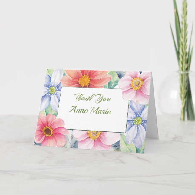 Carte Merci religieux personnalisable pour servir grand (Devant)