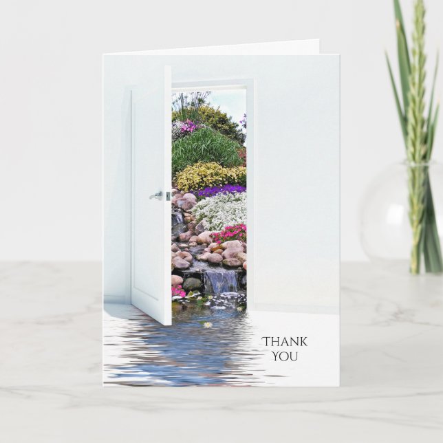 Carte Merci sympathie de la famille (Devant)