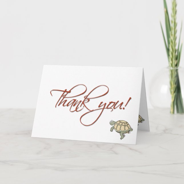 carte Merci tortue (Devant)