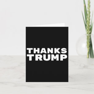 Carte Merci Trump - Sarcastique