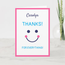 MERCI. Tu m'as rendu heureux. Personnalisé