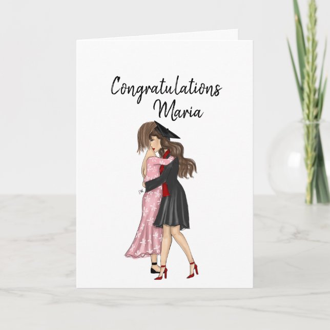 Carte Mère Accroche son diplôme d'études supérieures Sal (Devant)