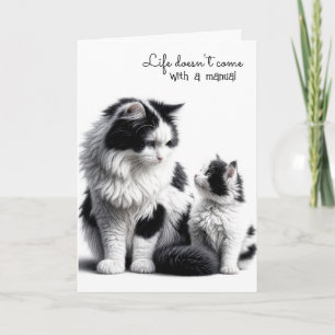 Carte Mère Chat et Kitten Anniversaire