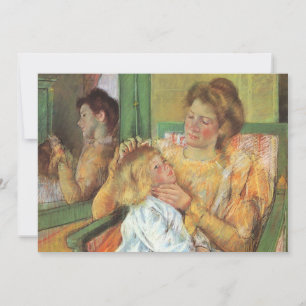 Carte Mère Compiler les cheveux de l'enfant Mary Cassa