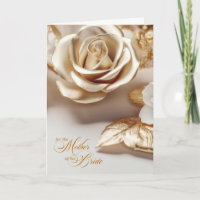 Mère de la mariée Rose de couleur or