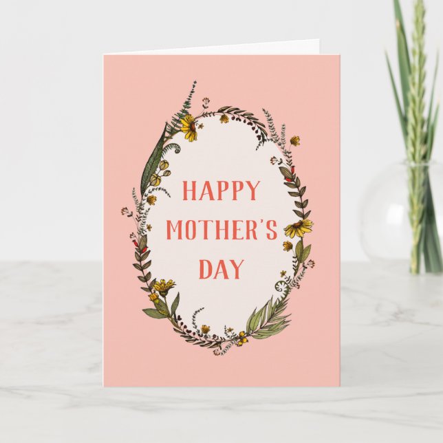 Carte mère Fleurs de printemps optimistes (Devant)