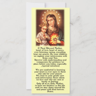 Carte Mère la plus bienheureuse Marie