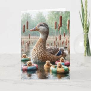 Carte Mère Mallard avec canard s