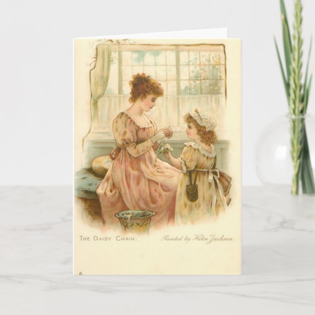 Carte Mère vintage Et Fille (Devant)