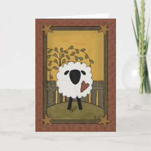 Carte Mère's Day Sheep