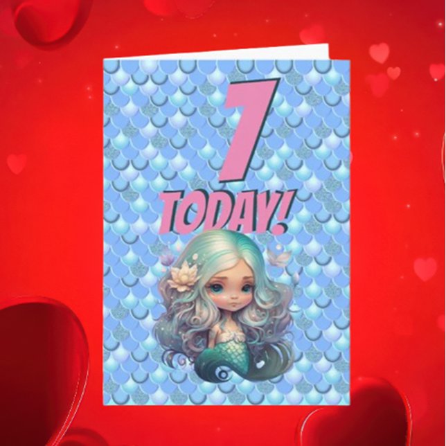 Carte Mermaid Birthday Adventure (Dive into the Magic of a Custom Mermaid Birthday!)