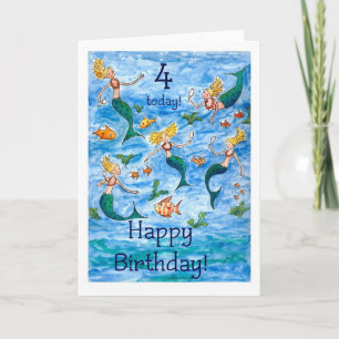 Carte Mermaids 4e anniversaire